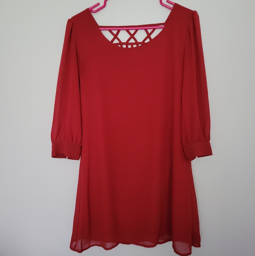Heartsoul Maroon Dress